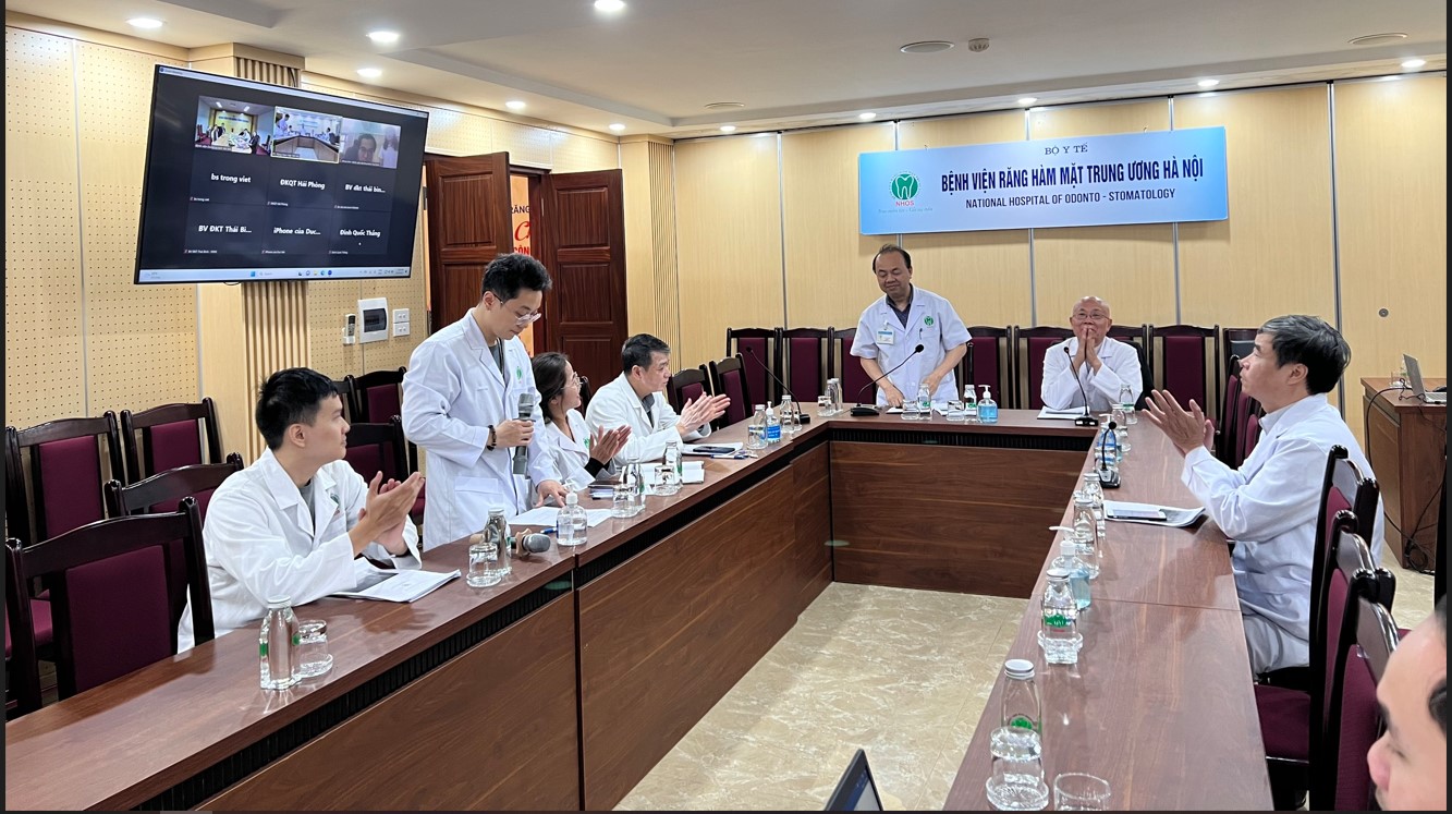 BỆNH VIỆN RĂNG HÀM MẶT TRUNG ƯƠNG HÀ NỘI TỔ CHỨC HỘI CHẨN KHÁM CHỮA BỆNH TỪ XA VỚI BỆNH VIỆN TUYẾN DƯỚI